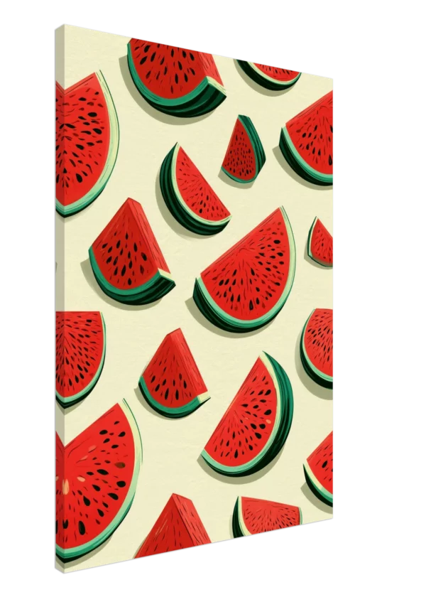 Arte de sandía — Impresión en lienzo