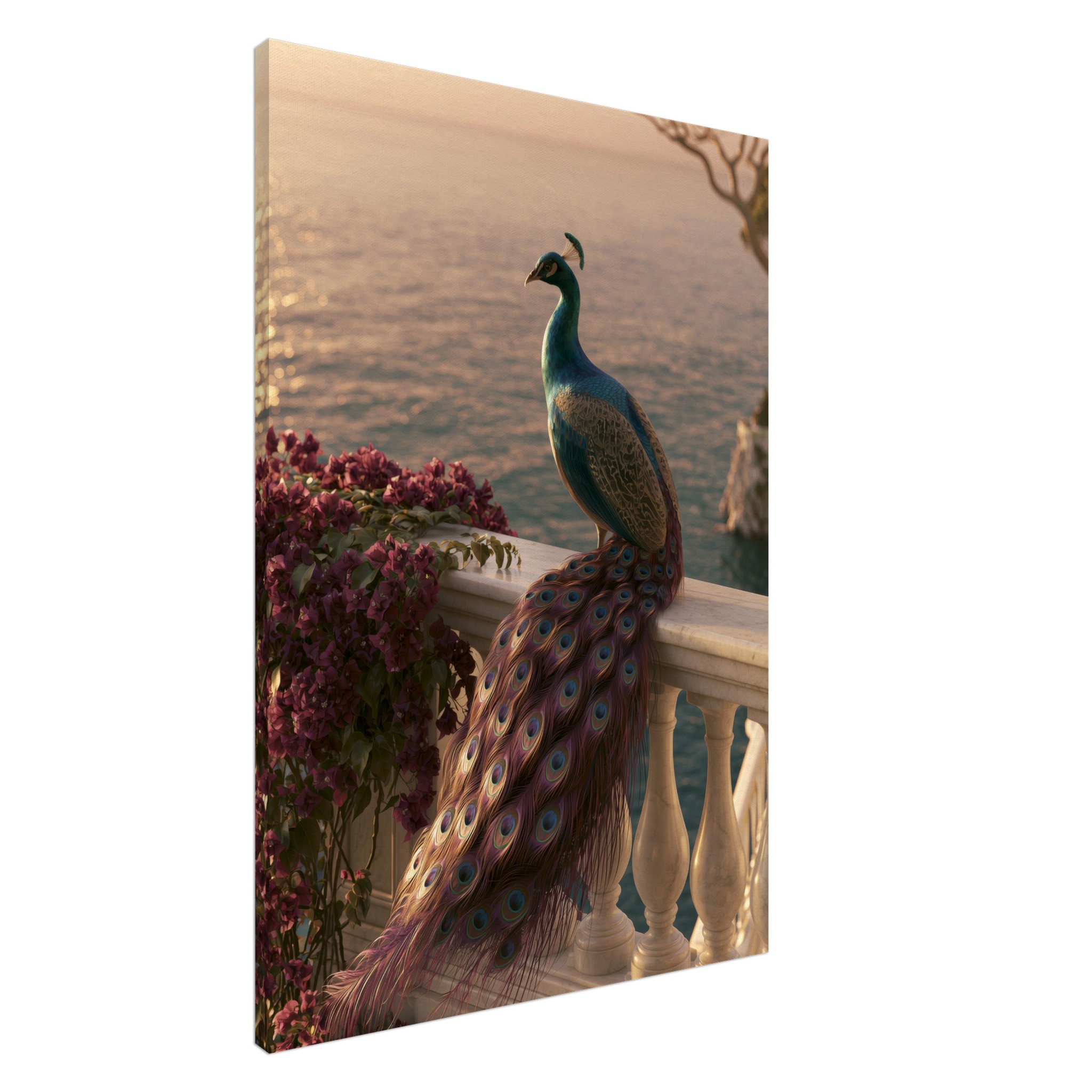 The Peacock art print interior mockup — Animals | Atelier Marbella