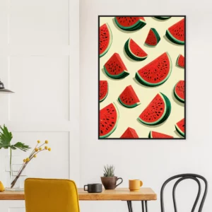 Watermelon Art   — Framed Print