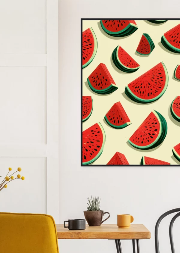 Watermelon Art   — Framed Print