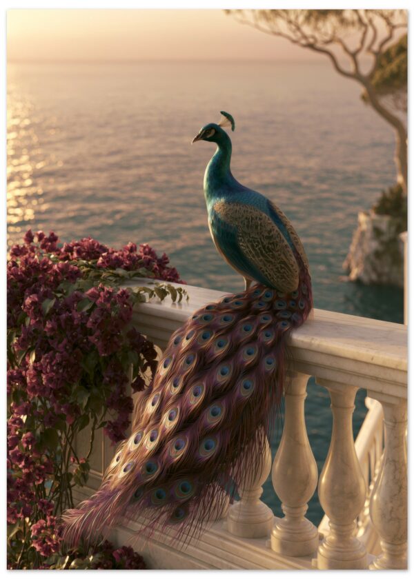The Peacock — Matte Art Print