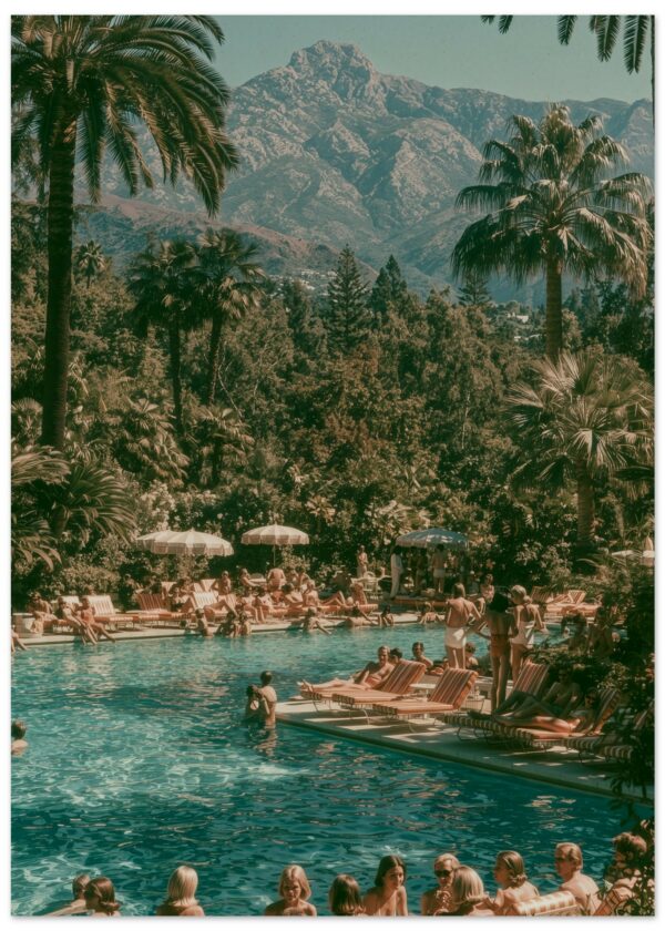 Marbella Pool — Matte Art Print