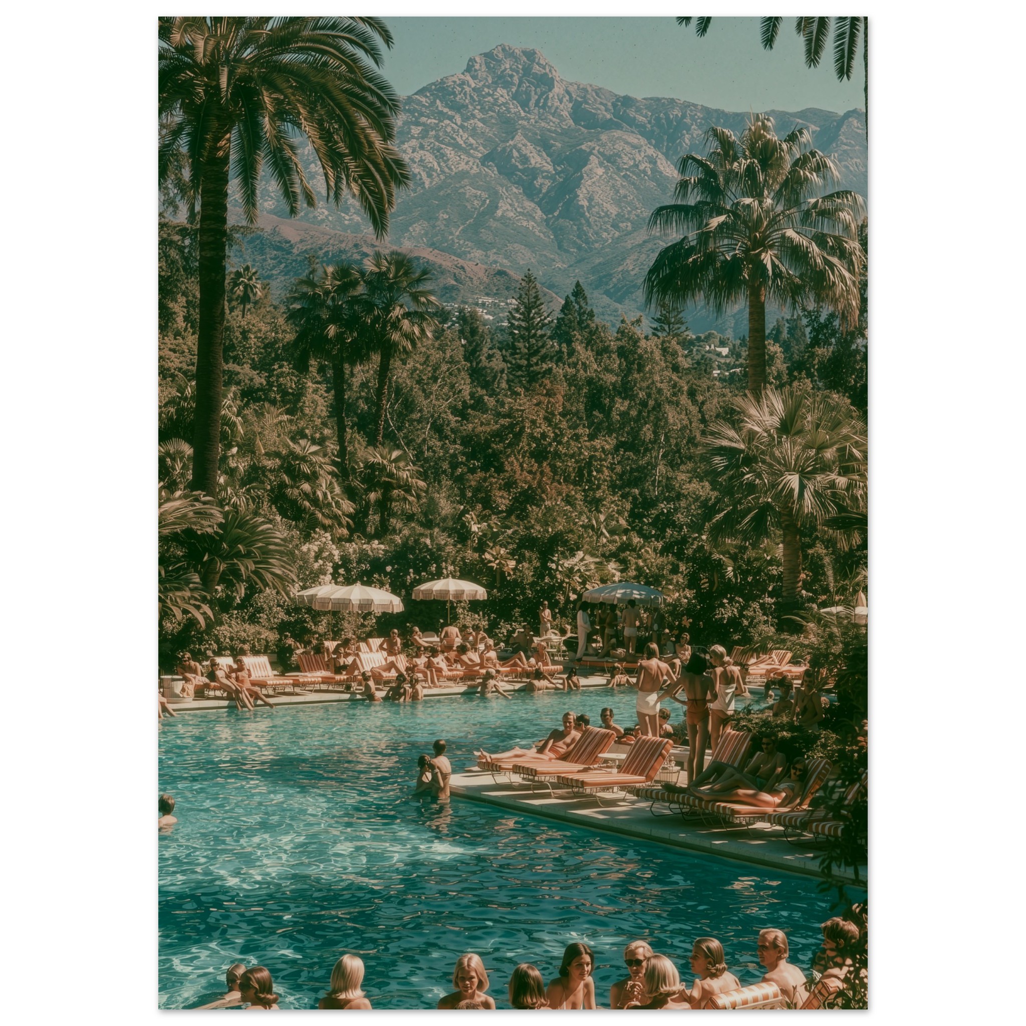 Marbella Pool — matte art print | Atelier Marbella