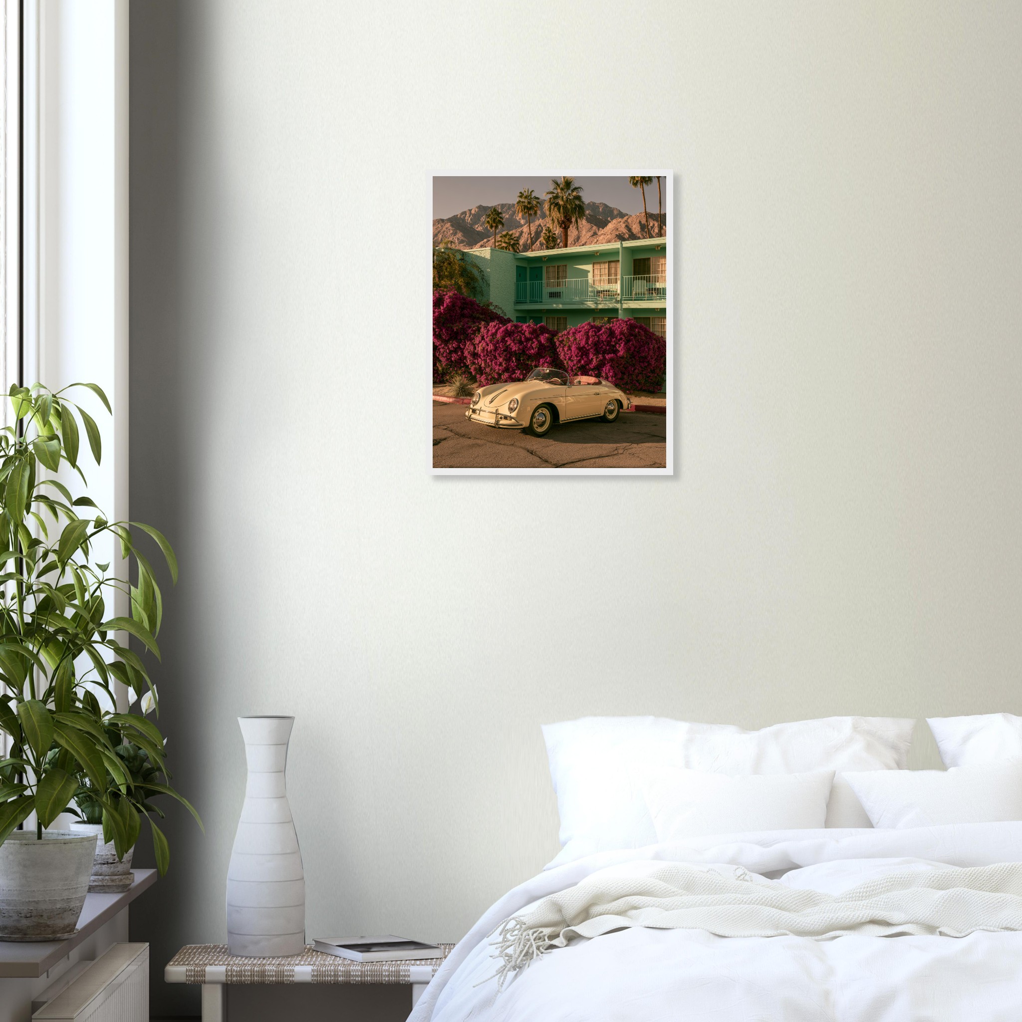 Porsche 356 PSring art print interior mockup — Cars | Atelier Marbella