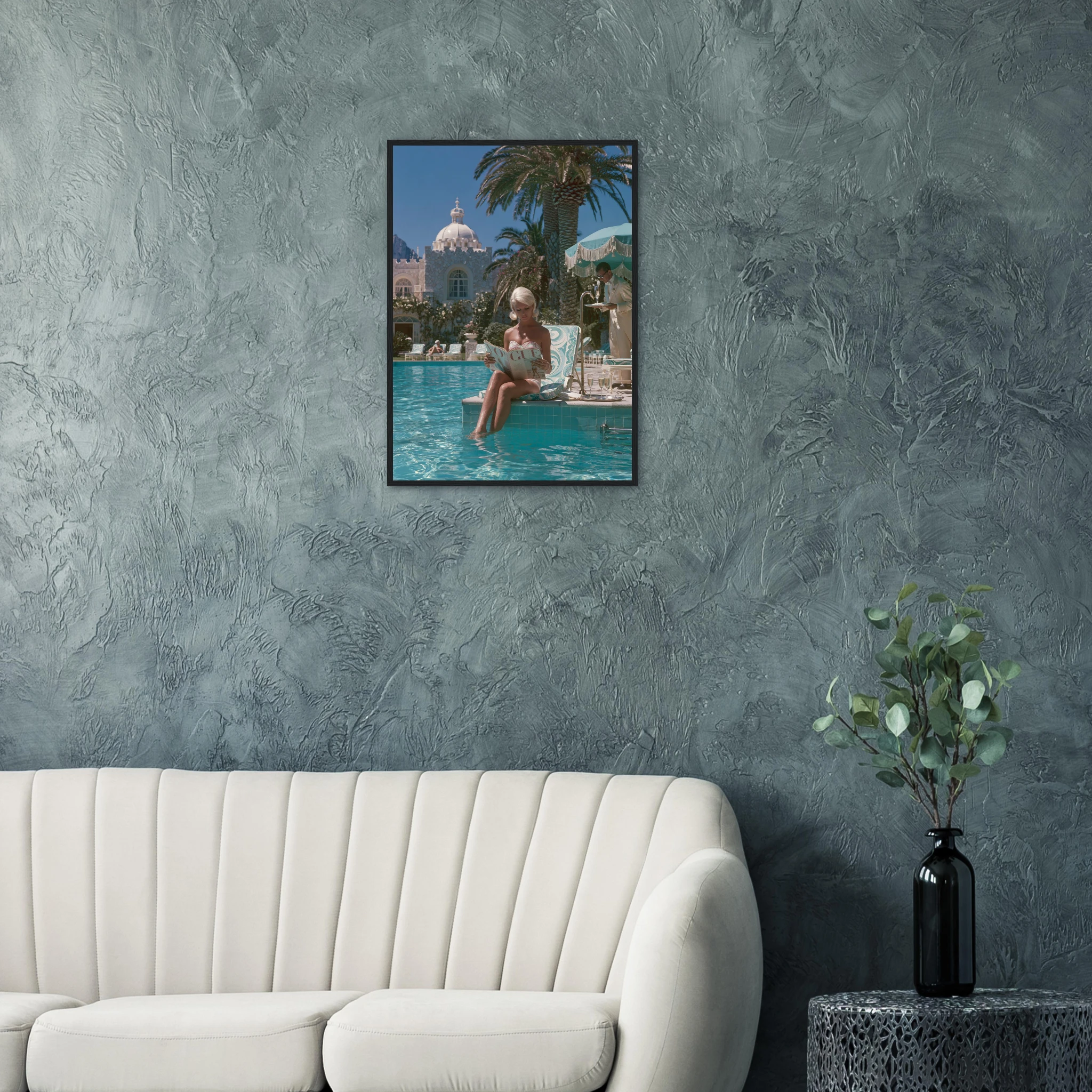 White Lady Vogue Framed Print — variant 12 | Atelier Marbella