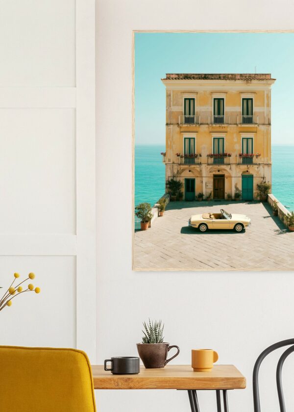 Amalfi Giallo — Framed Print