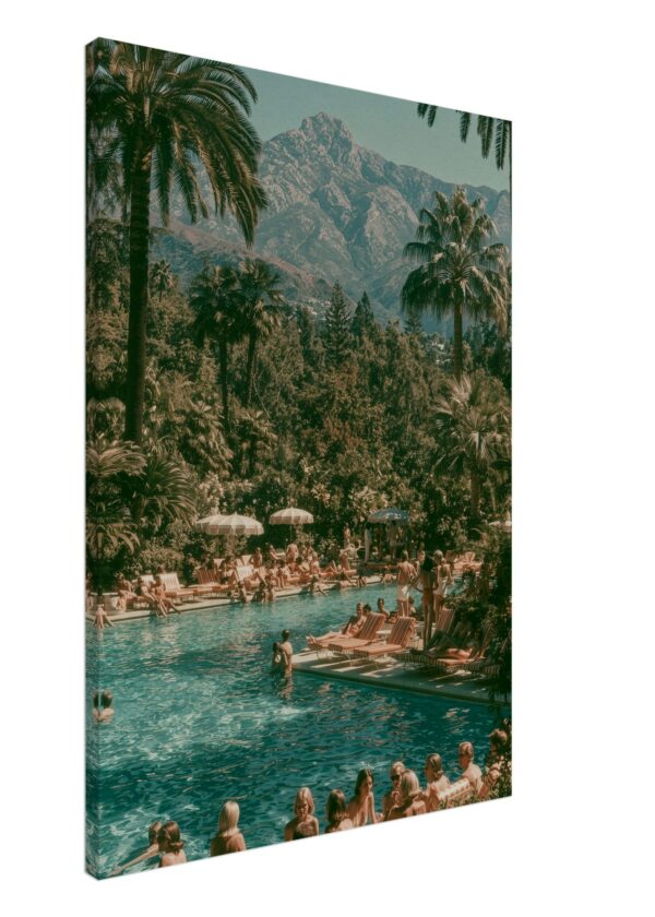 Marbella Pool — Canvas Print