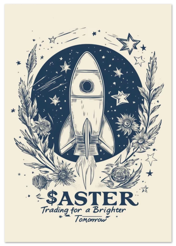 ASTER Crypto Wall Art — Matte Art Print
