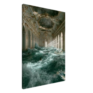 Baroque Pool   — Canvas Print