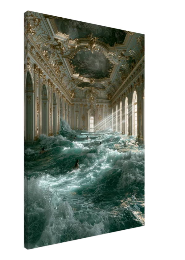 Baroque Pool   — Canvas Print