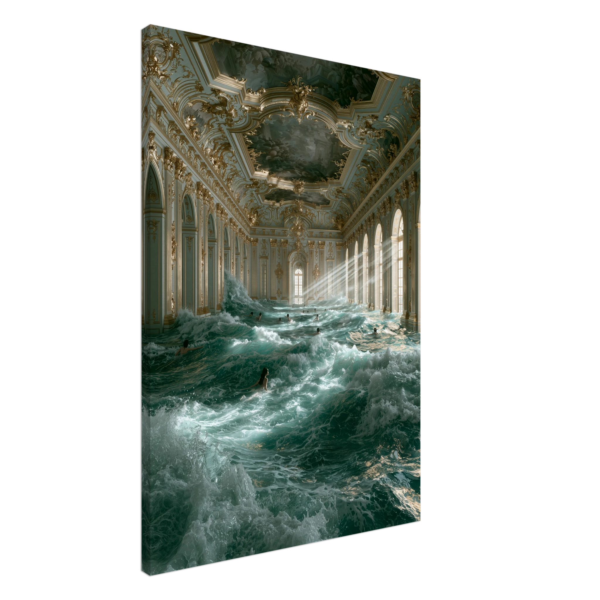 Baroque Pool — Canvas Print | Atelier Marbella