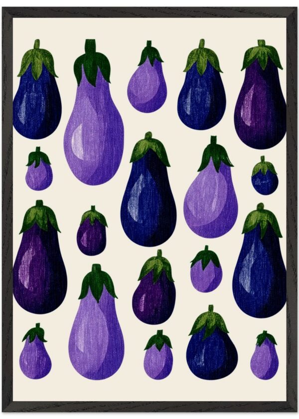 Eggplants — Framed Print