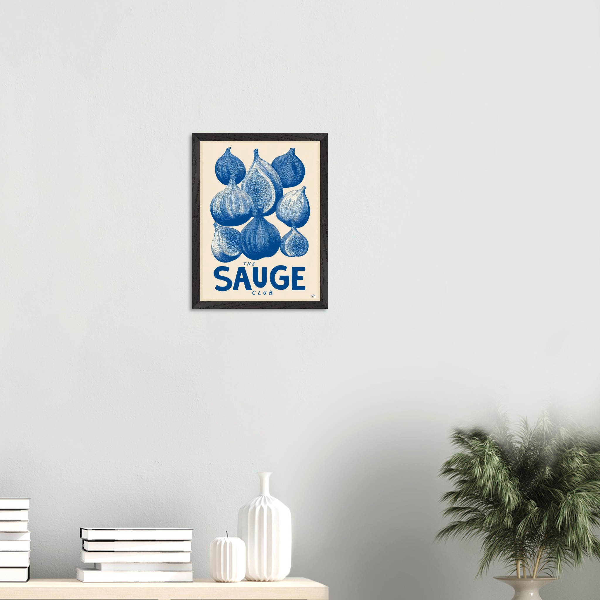 Figs art print interior mockup — Botanical | Atelier Marbella