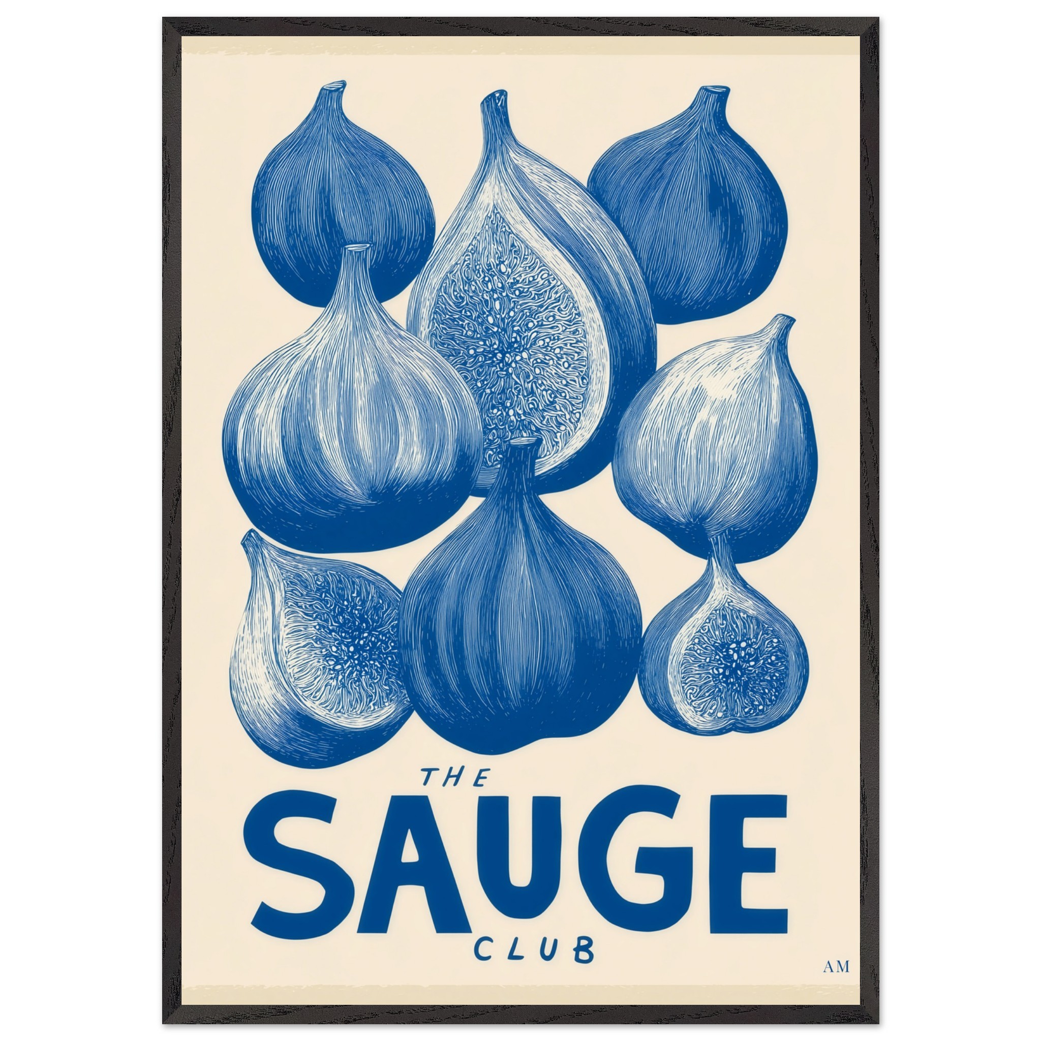 Figs art print interior mockup — Botanical | Atelier Marbella