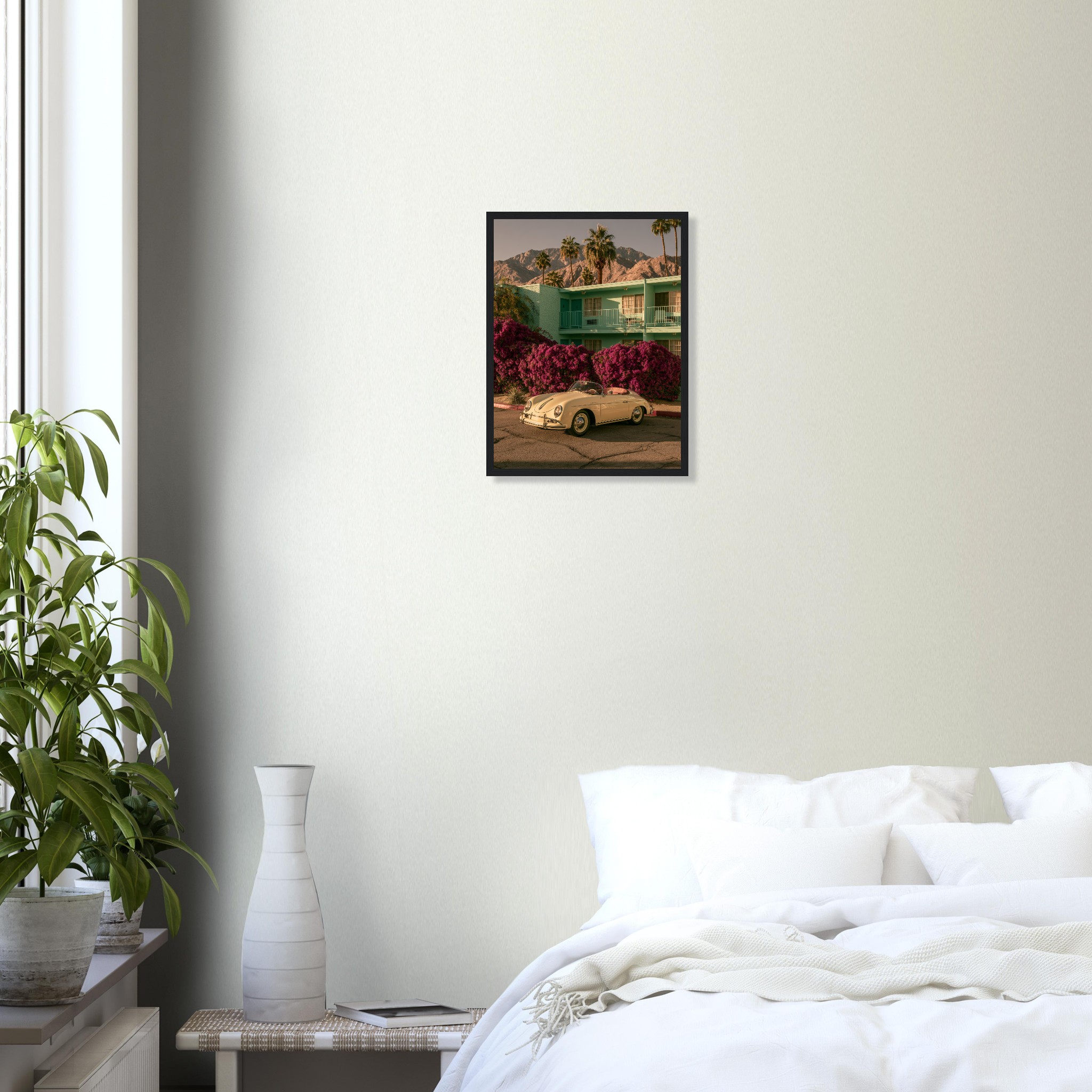 Porsche 356 PSring art print interior mockup — Cars | Atelier Marbella