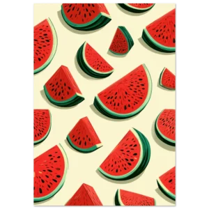 Watermelon Art  — Matte Art Print