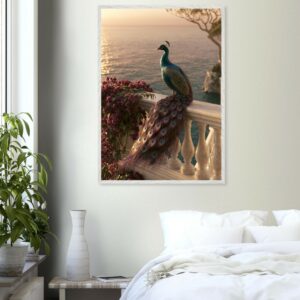 The Peacock — Framed Print
