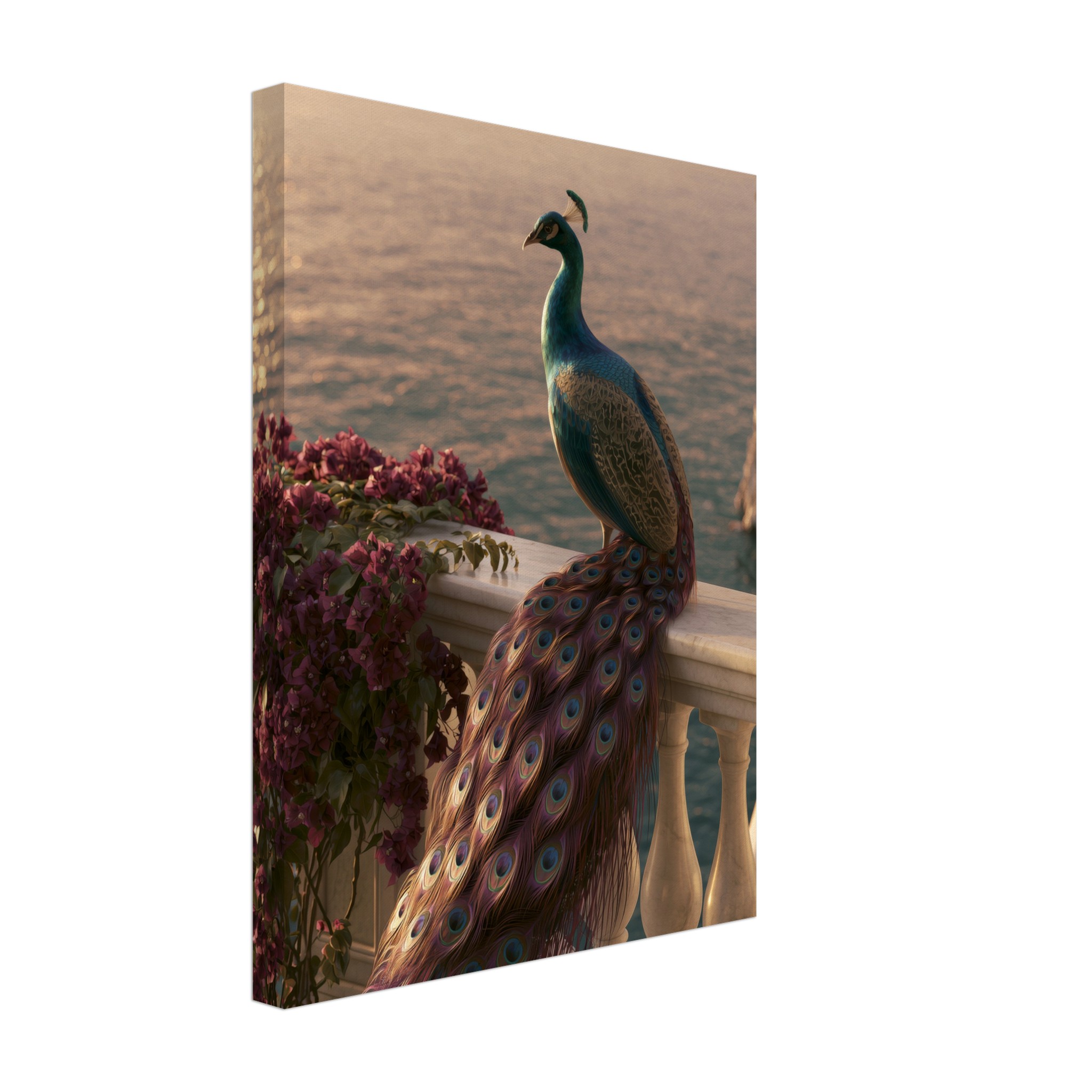 The Peacock art print interior mockup — Animals | Atelier Marbella