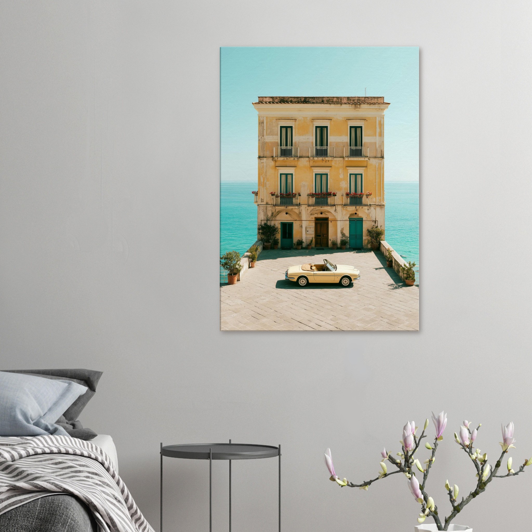 Amalfi Giallo — canvas print | Atelier Marbella