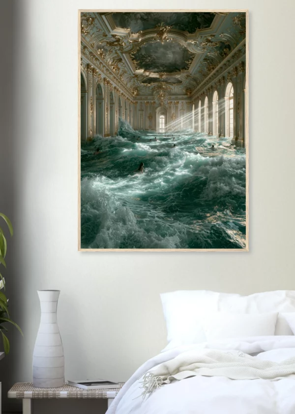 Baroque Pool — Framed Print