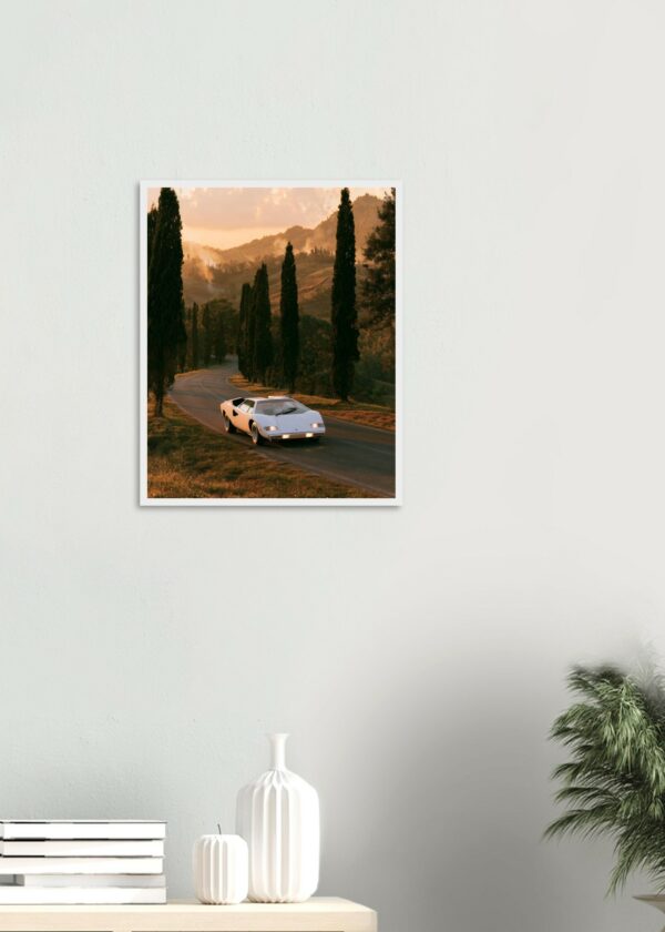 Lamborghini Countach — Framed Print