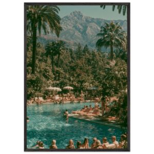 Piscine Marbella — Impression encadrée
