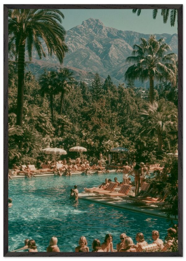 Marbella Pool — Framed Print