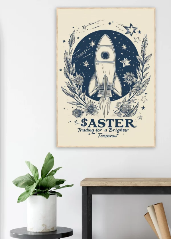 ASTER Crypto Wall Art — Framed Print