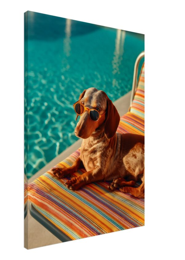 Zoé — Pool Sunglasses — Canvas Print