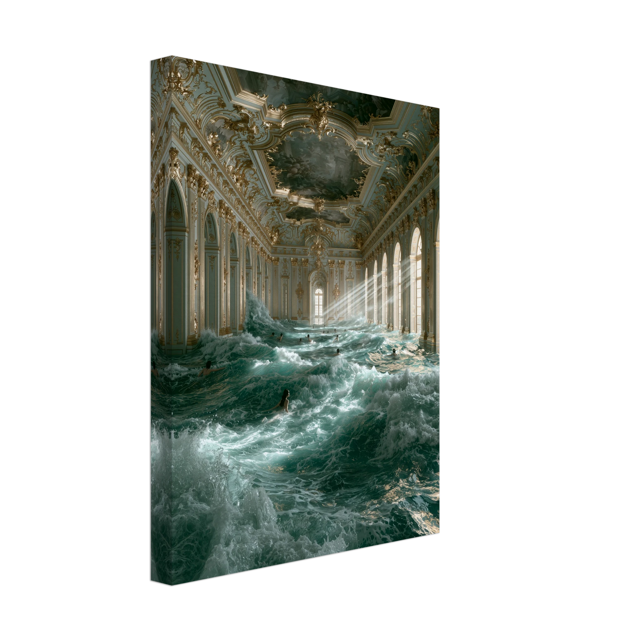 Baroque Pool — Canvas Print | Atelier Marbella