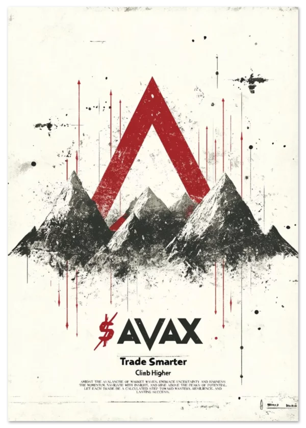 AVAX Crypto Wall Art — Matte Art Print
