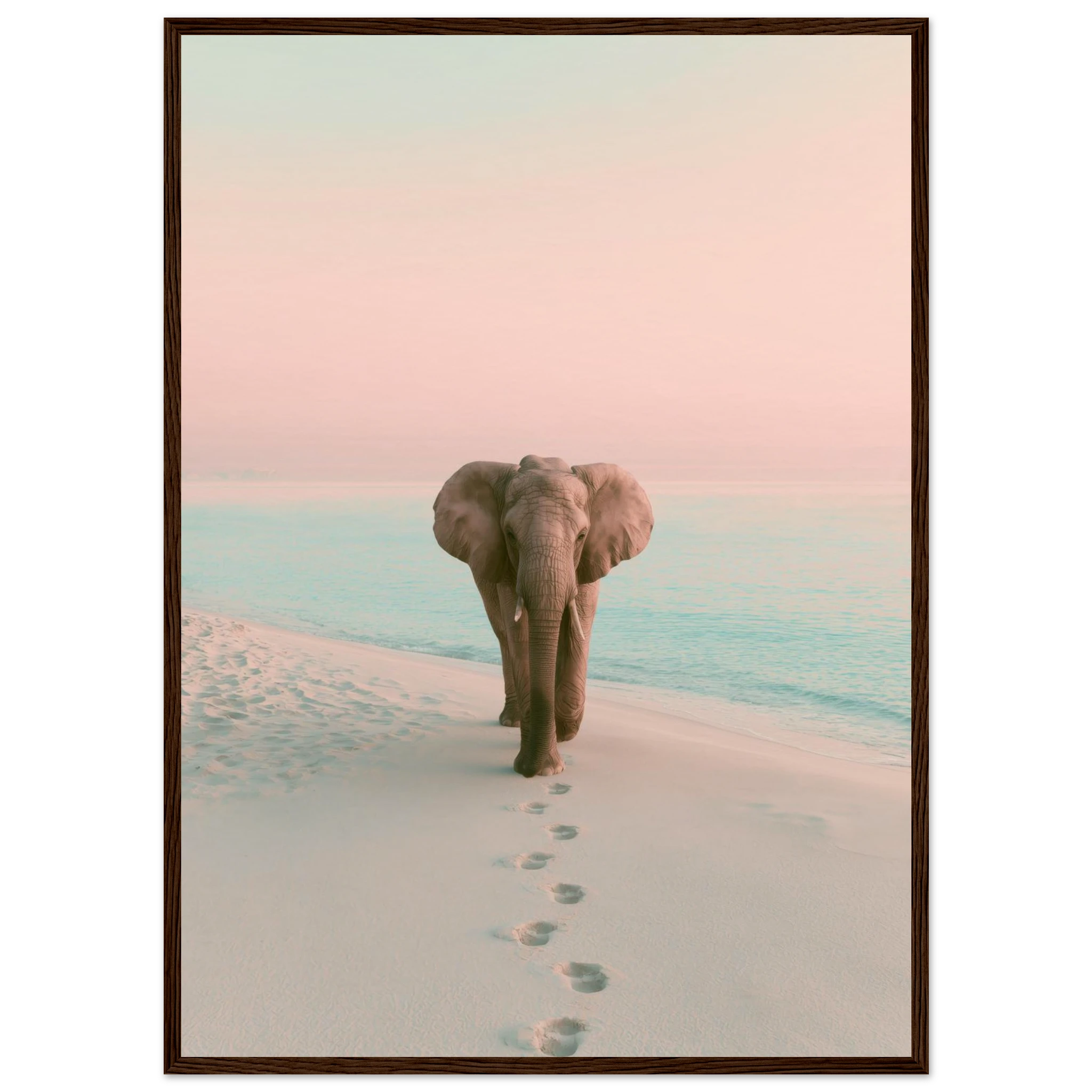 Solitude art print interior mockup — Animals | Atelier Marbella