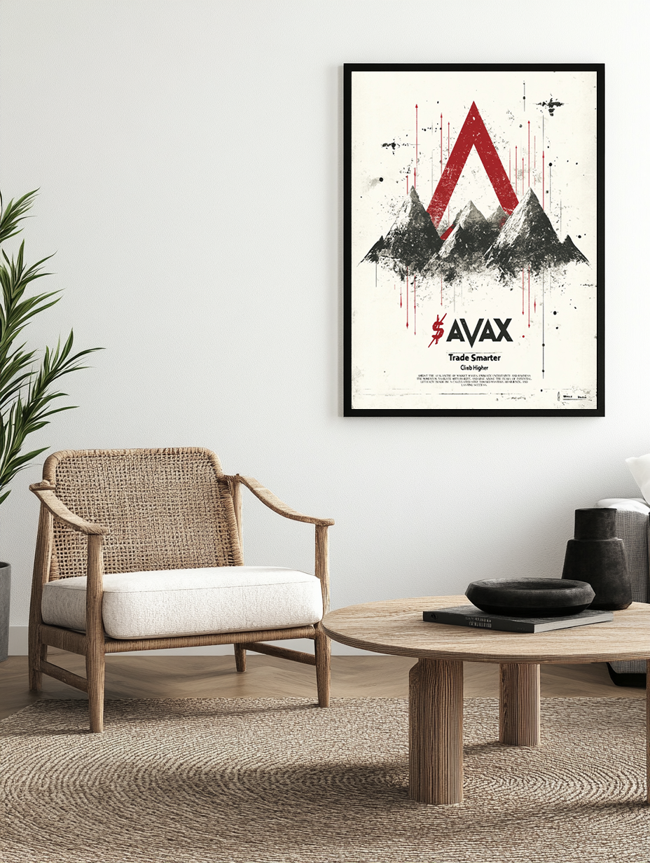 AVAX Crypto Wall Art — Wall Art Print | Atelier Marbella