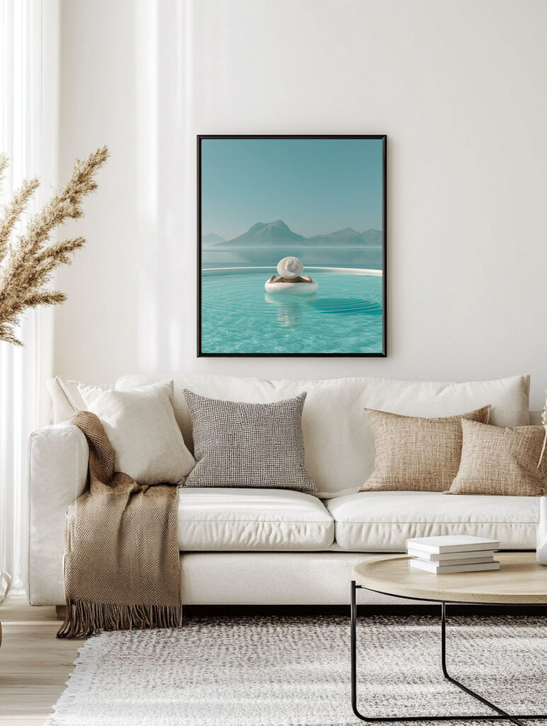 White Hat Lady Infinity Pool | Atelier Marbella