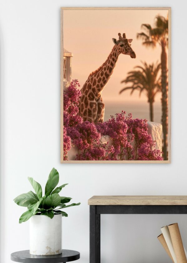 Giraffes Wall Art — Framed Print