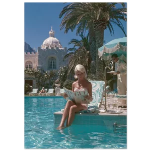 Poolside Vogue Vintage — Matte Art Print