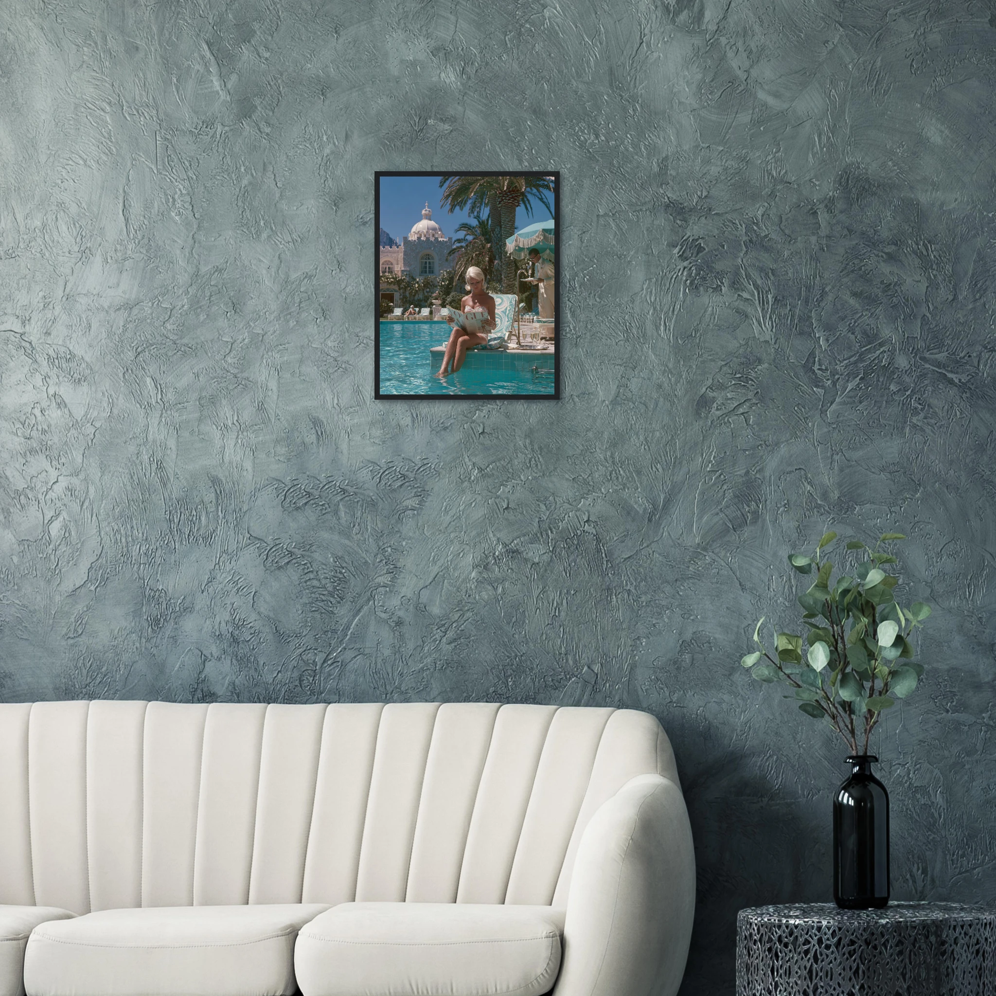 White Lady Vogue Framed Print — variant 1 | Atelier Marbella