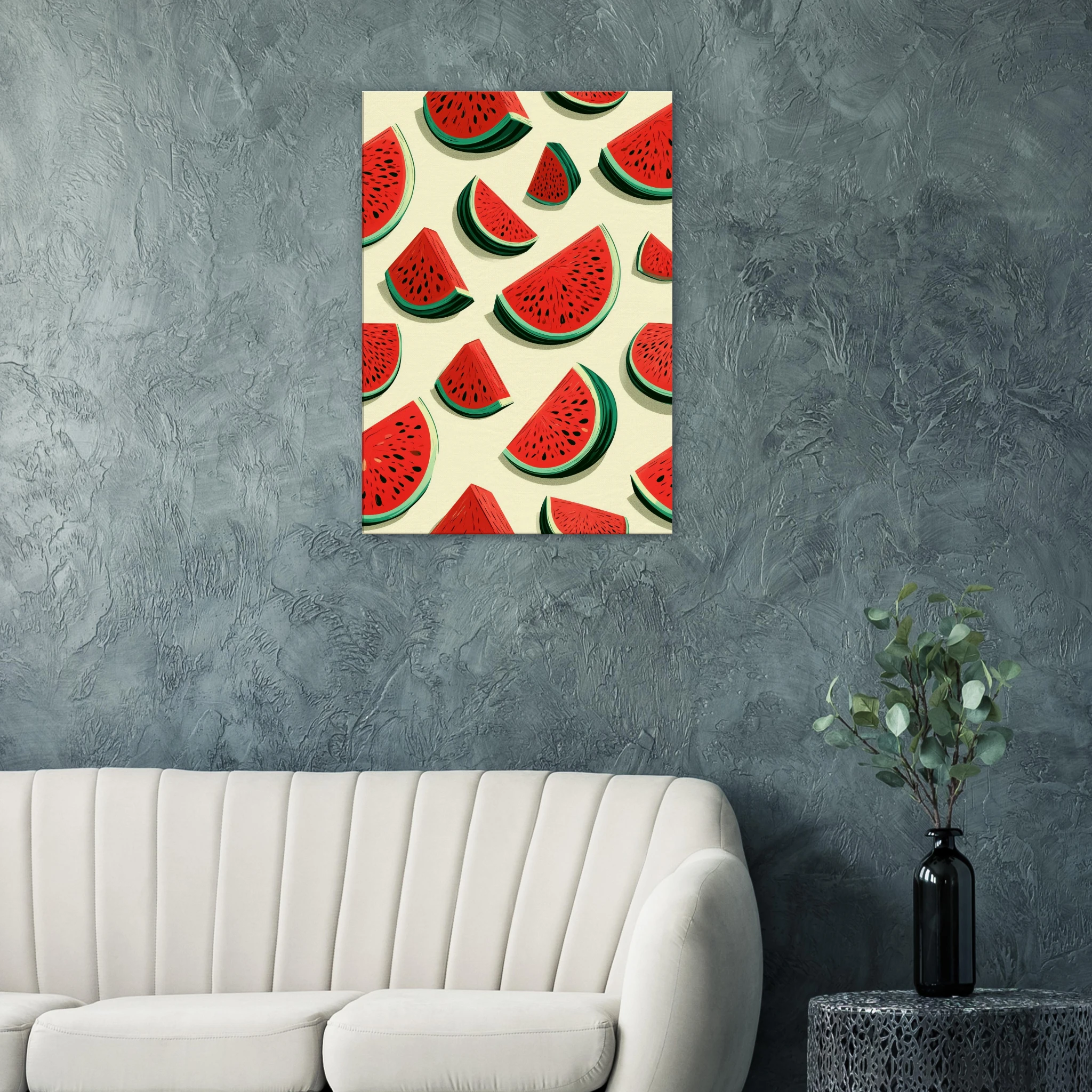 Watermelon Art Canvas Print — variant 1 | Atelier Marbella