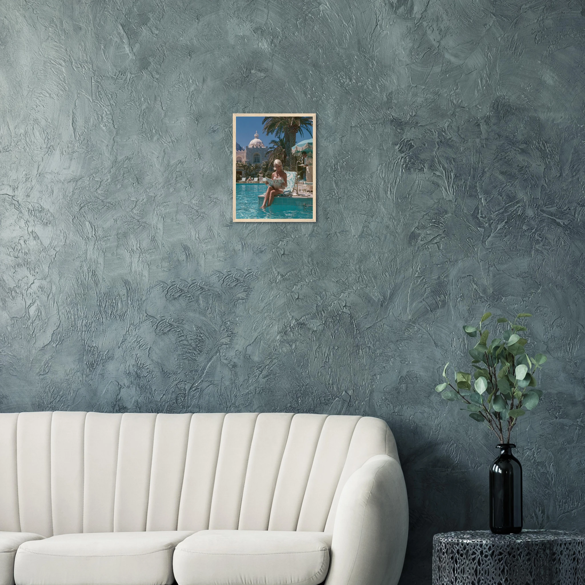 White Lady Vogue Framed Print — variant 7 | Atelier Marbella