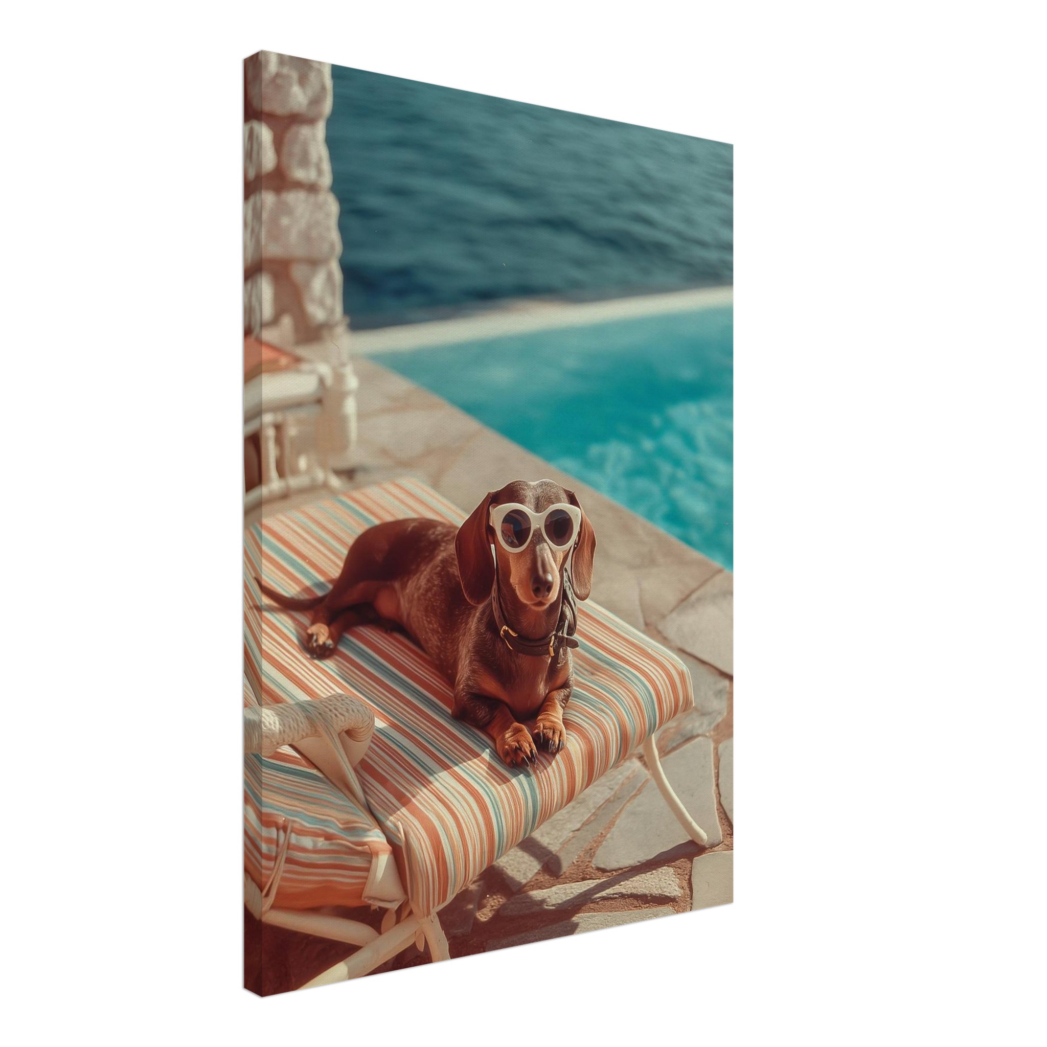 Zoée in the Sun — canvas print | Atelier Marbella