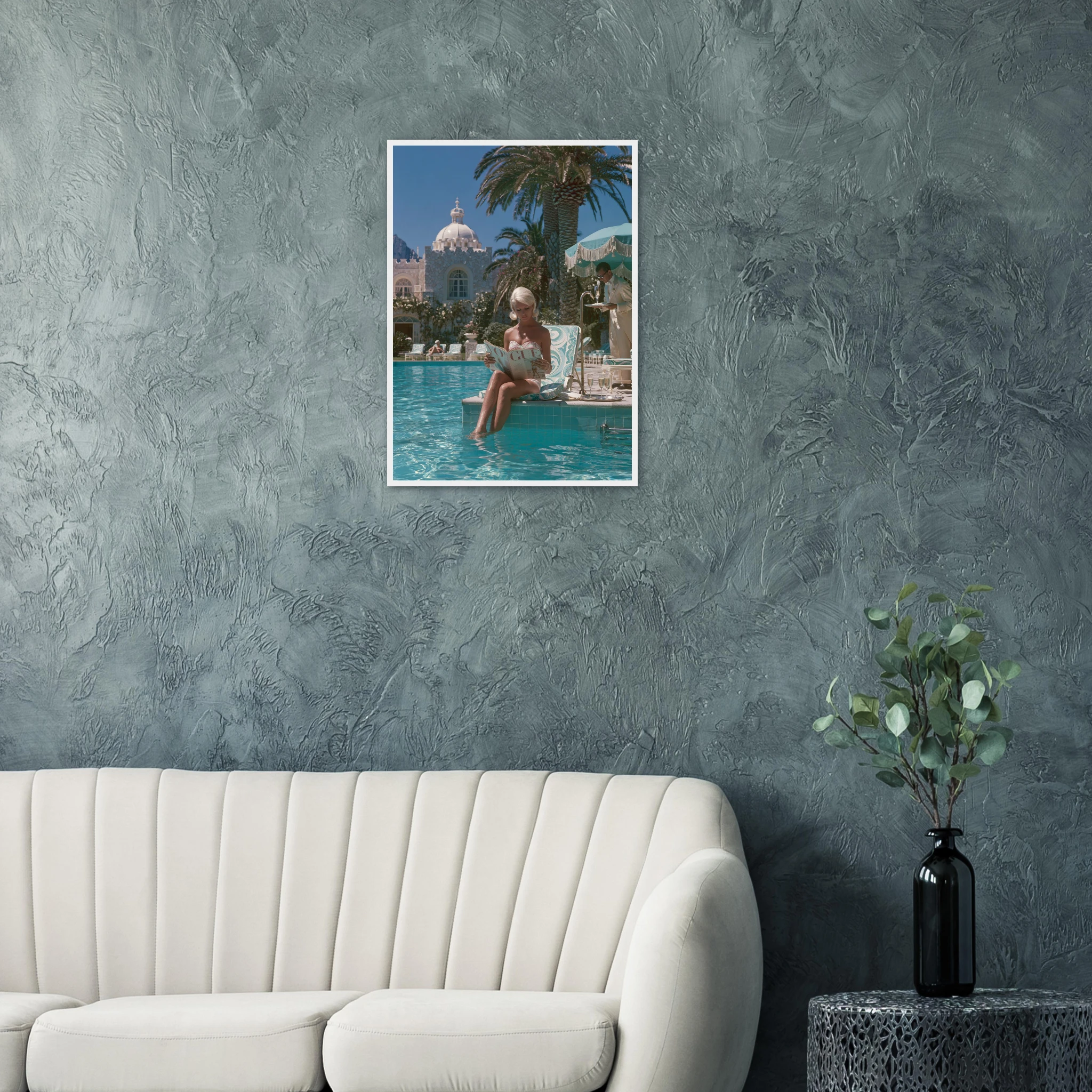 White Lady Vogue — Framed Print | Atelier Marbella