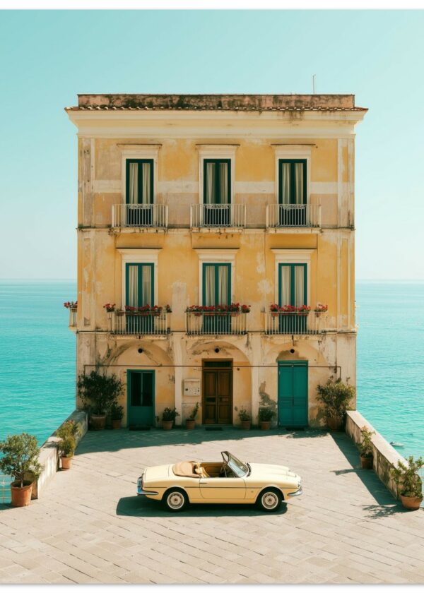 Amalfi Giallo — Matte Art Print