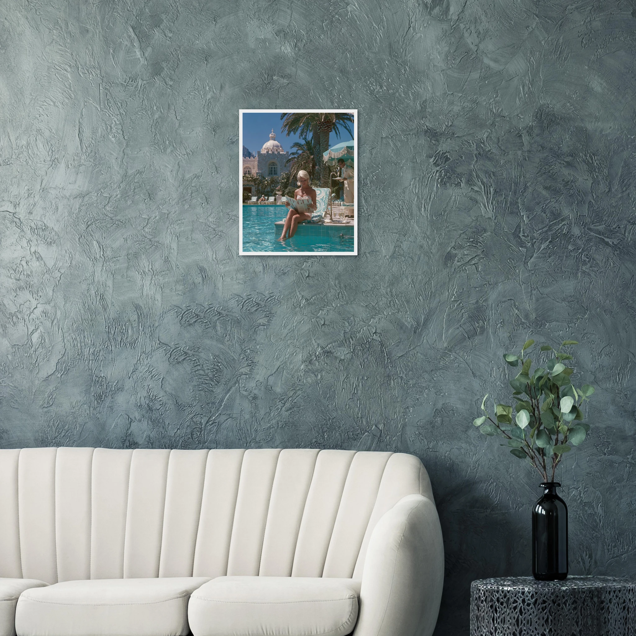 White Lady Vogue Framed Print — variant 8 | Atelier Marbella