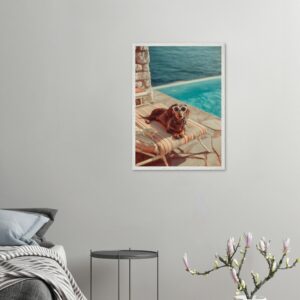 Zoée in the Sun — Framed Print