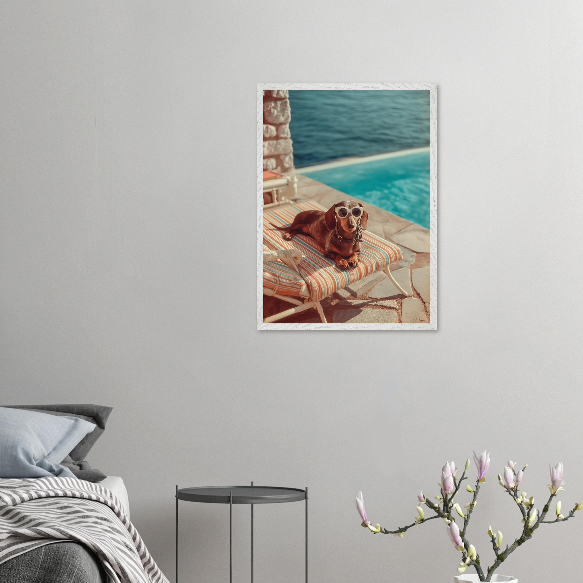Zoée in the Sun — framed print | Atelier Marbella