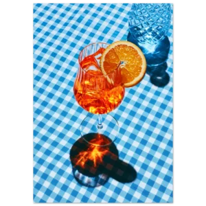 Aperol Blue  — Matte Art Print