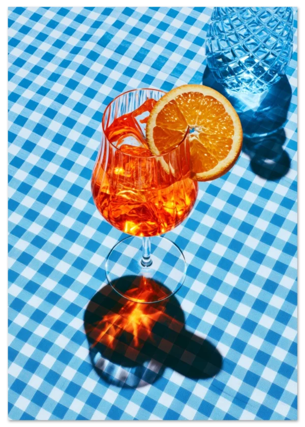Aperol Blue  — Matte Art Print