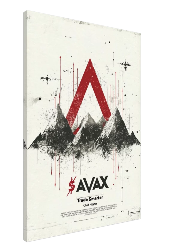 AVAX Crypto Wall Art — Canvas Print