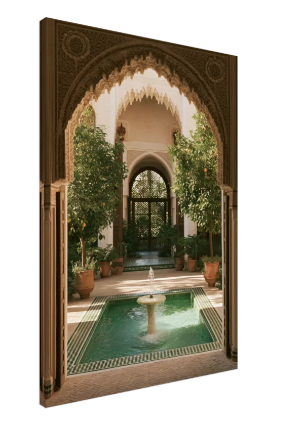Andalusian Courtyard — Canvas Print