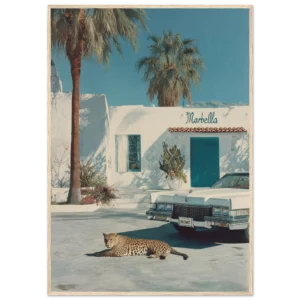 Cadillac Wall Art: American Chrome, Mediterranean Light